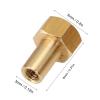 1 24 RC Hex Nut, 8Pcs Brass Wheel Lock Nuts for Axial SCX24 Wheels and Tires (8mm), Suitable for Enhanced Performance and Easy Replacement (8mm) view 3