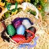 Impossmaker 6PCS Mini 3D Printed Easter Dragon Eggs with 3D Printed Dragon Inside, Micro Easter Basket Stuffers Mini Dragon Egg Set Articulated Crystal Dragon Fidget Toy for Adults Teens view 4