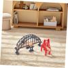 ORFOFE 2pcs Simulated Wooden Train Bridge Flexible Track Accessory for Creative Play Motor Skills Spatial Awareness Safe for Boys and Girls for Train Scene Layouts view 4