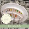 CoComelon Silicone Divider Plate - Suction Plates for Toddlers, Babies - BPA-Free- Non Slip Reusable Portable Toddler Plates with Suction, Less Mess - Portion Meal Time - Non Toxic, Dishwasher Safe view 3