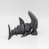 Clever Contraptions Hammerhead Shark Friendly Fidget  Flexible Stress-Relief Toy (Glow in The Dark) view 2