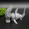Clever Contraptions Hammerhead Shark Friendly Fidget  Flexible Stress-Relief Toy (Glow in The Dark) view 4