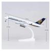 LIUSANGLIU Scale Aircraft 20CM 1:400 for A380 Singapo Airlines Alloy Aircraft Model with Wheels and Landing Gear Collection Souvenirs Suitable for Display view 2