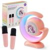 Karaoke Machine for Kids - Portable Karaoke Speaker for Girls with 2 Wireless Bluetooth Microphones and Party Lights - Pink Unicorn Design  Best Gift for Girls Ages 5,6,7,8,9,10,11,12 & Teens view 1