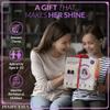 Karaoke Machine for Kids - Portable Karaoke Speaker for Girls with 2 Wireless Bluetooth Microphones and Party Lights - Pink Unicorn Design  Best Gift for Girls Ages 5,6,7,8,9,10,11,12 & Teens view 2