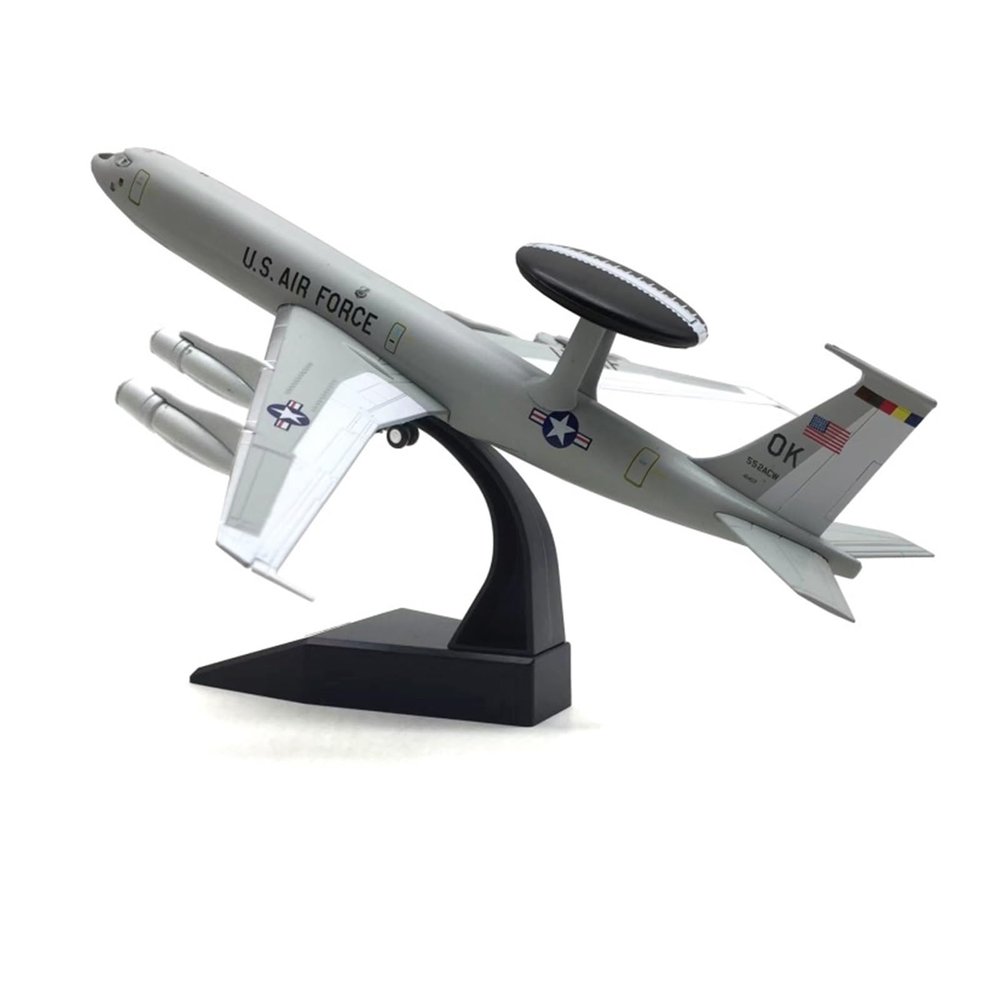 LIUSANGLIU Scale Aircraft 1/200 for E-3 E3 Sentry AWACS USAF Early Warning Aircraft Model Die-Cast Metal Military Aircraft Model Suitable for Display