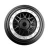 BeaxTurbo Racing Upgrade Parts CNC Aluminum Bead Lock Wheel for Losi Super Baja rey2.0 1/6 1pcs Black (Black-Silver) view 2