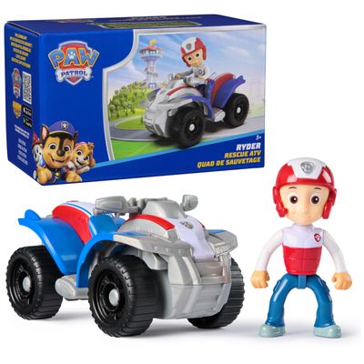 Paw Patrol, Ryders ATV Toy Vehicle with Collectible Action Figure, Sustainably Minded Kids Toys for Boys & Girls Ages 3 and Up