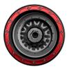 BeaxTurbo Racing Upgrade Parts CNC Aluminum Bead Lock Wheel for Losi Super Baja rey2.0 1/6 1pcs Black (Black-red) view 4