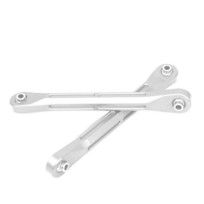 BEAXTURBO Racing Upgrade Parts CNC Aluminium #7075 Steering tie rods for losi Super Baja Rey 2.0 1/6 (Silver)