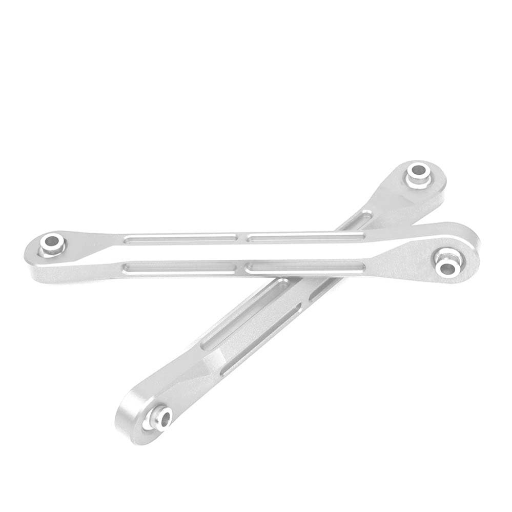 BEAXTURBO Racing Upgrade Parts CNC Aluminium #7075 Steering tie rods for losi Super Baja Rey 2.0 1/6 (Silver)
