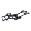 Metal Chassis Kit with Dual Servo Mount Gearbox Compatible with RC Crawler Car II III Compatible Builds DIY Upgrade(Black) view 1