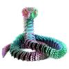 Memogizz 30 inch 3D Printed Snake, Year of The Snake 2025, Executive Desk Toys, Articulated Snake, Fidget Toys Gifts for Easter Adults (Colorful) view 1