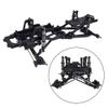 DUHWQ 2WD Aluminum Twin I-Beam Pre-Runner Suspension Upgrade Kit Compatible with 1/10 RC Crawler Compatible with Various Axle Tools 90046 90047(Black) view 2