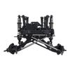 DUHWQ 2WD Aluminum Twin I-Beam Pre-Runner Suspension Upgrade Kit Compatible with 1/10 RC Crawler Compatible with Various Axle Tools 90046 90047(Black) view 3
