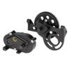 DUHWQ 56T Spur Gear Overdrive Transfer Case Forward Motor Mount Set Suitable Compatible with Scale RC Crawler Rig Chassis and Competition Builds(Black Set) view 1