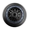 BeaxTurbo Racing Upgrade Parts CNC Aluminum Bead Lock Wheel for Losi Super Baja rey2.0 1/6 1pcs Black (Black-Gray) view 2