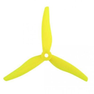 12 Pairs Of 5 Inch 3 Propeller Props Compatible With 2207 2208 2306 Brushless Motors Compatible With FPV RC Racing Drones(12 pairs yellow)