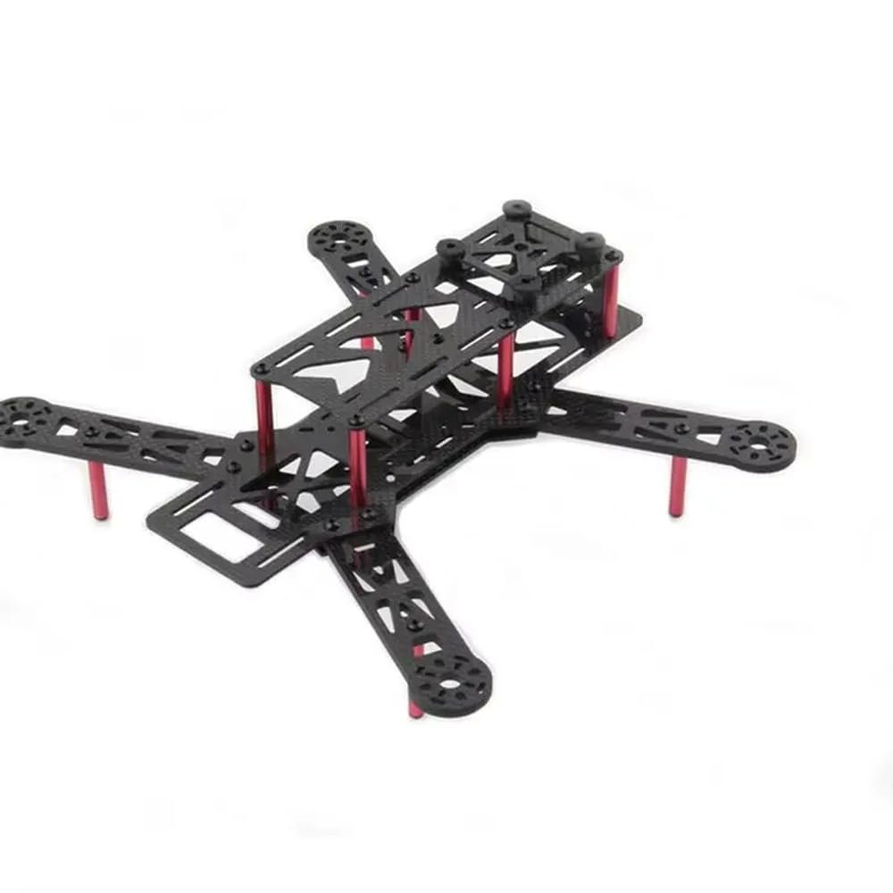 280mm Quadcopter Frame Kit Made Of Carbon And Glass Fiber Supports 5 To 6 Inch Propellers Compatible With MT220 And 280mm Wheelbase(Glass Fiber)