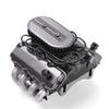 ENGINEDIY RC Car F76 V8 Simulate Engine Motor Cooling Fans Radiator for 1/10 Scale RC Car with 36mm Motor RC Brushless Motor Fan Heat Sink Kits (KIT Version/Silver) view 1
