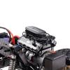 ENGINEDIY RC Car F76 V8 Simulate Engine Motor Cooling Fans Radiator for 1/10 Scale RC Car with 36mm Motor RC Brushless Motor Fan Heat Sink Kits (KIT Version/Silver) view 3