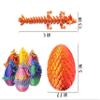 12 Pcs Random 3D Printed Dragon Eggs with Dragon Inside,Mystery Easter Egg Set Articulated Fidget,Home Office Decor Executive Desk Gifts view 2