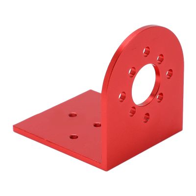 plplaaoo Aluminum Alloy L Shape RC Motor Mount Brushless Motor Base for 25mm or 30mm Hole Distance Suitable for RC Cars and Trucks (Red)