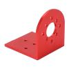 plplaaoo Aluminum Alloy L Shape RC Motor Mount Brushless Motor Base for 25mm or 30mm Hole Distance Suitable for RC Cars and Trucks (Red) view 1