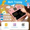 EASEGMER 3 in 1 Educational Learning Travel Toys - 8'' Drawing Tablet and 130 Talking Flash Cards Toddler Writing Tablet and Preschool Learning Activities, Best Gift for Girls/Boys 3-12 Years view 3