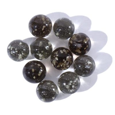10pcs Marbles Glow in The Dark Mixed Colors Luminous Glass Marbles for Marble Games DIY Home Decoration Treat Bags Gifts(Grey)