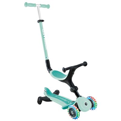 Globber Go Up Active Lights 360 Scooter (Multicolor Mint)