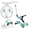 Globber Go Up Active Lights 360 Scooter (Multicolor Mint) view 4