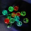 10pcs Marbles Glow in The Dark Mixed Colors Luminous Glass Marbles for Marble Games DIY Home Decoration Treat Bags Gifts(Green) view 3