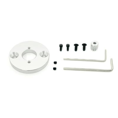 13T Gear 390 to 540 550 Metal Motor Converter Compatible with MN86s MN86k MN86KS G500 1 12 RC Car Upgrade Parts and Accessories RC car Accessories(Silver)
