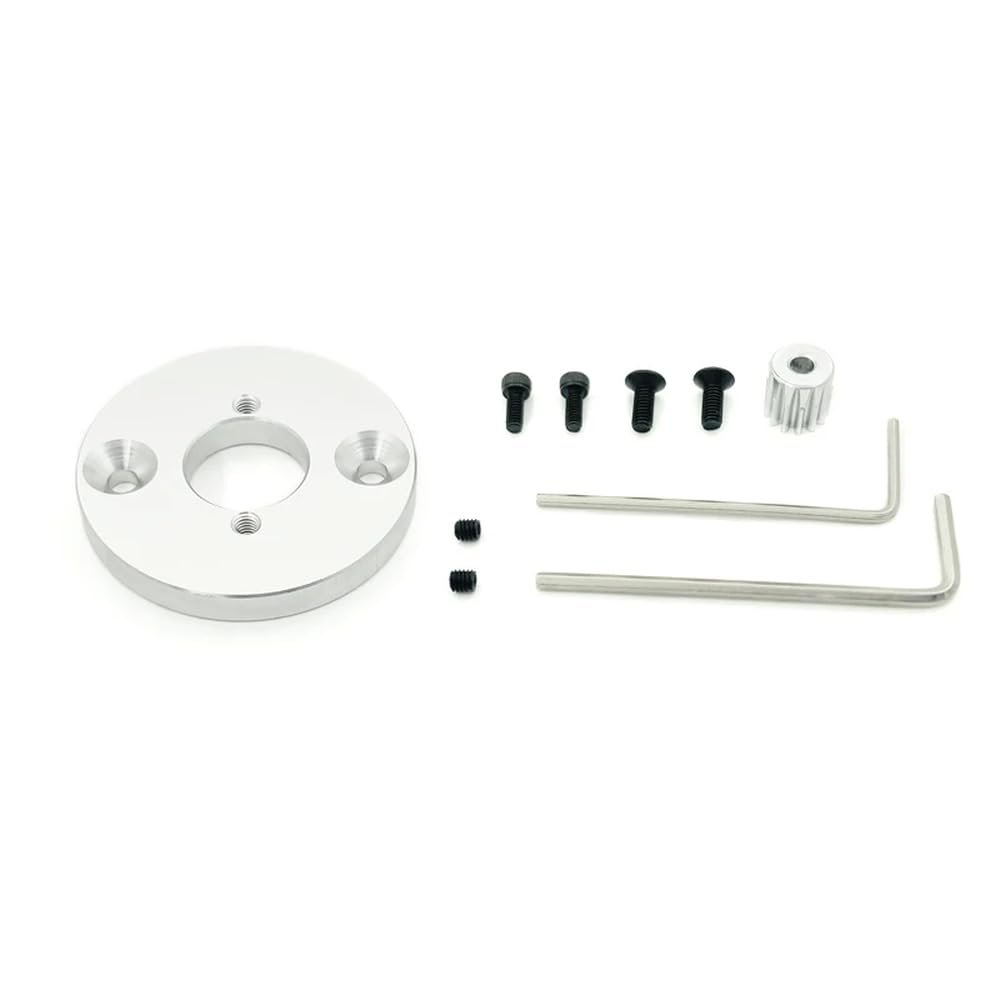13T Gear 390 to 540 550 Metal Motor Converter Compatible with MN86s MN86k MN86KS G500 1 12 RC Car Upgrade Parts and Accessories RC car Accessories(Silver)