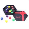 KoovDem Traditional Tossing Game,Gongi Korean Folk Game Set Family Travel Gongi Folk Set Pieces Dice with Base (Hexagonal Gift Box) view 1