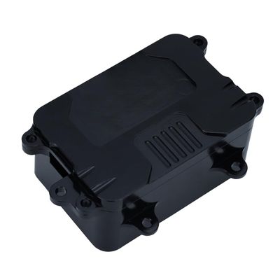 1/10 RC Crawler Car Metal Receiver Box Upgrade Parts Compatible with Models 90046 90047 90022 90028 RC car Accessories(Black)