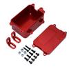 1/10 RC Crawler Car Metal Receiver Box Upgrade Parts Compatible with Models 90046 90047 90022 90028 RC car Accessories(Black) view 3