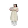 A37 Cream Yellow Ao Dai Vietnam | Vietnamese Traditional Ao Dai For Women | Ao Dai For Women | Vietnamese Dress For Women | Ao Dai Tet (M) view 1