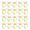 25mm 1" Suspender Pacifier Clips Sutoyuen Baby Pacifier Clips for DIY Making Dummy Pacifier Holders Bib Clips Holder Gold Color (20Pcs Gold) view 1