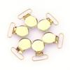 25mm 1" Suspender Pacifier Clips Sutoyuen Baby Pacifier Clips for DIY Making Dummy Pacifier Holders Bib Clips Holder Gold Color (20Pcs Gold) view 2