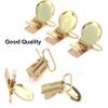 25mm 1" Suspender Pacifier Clips Sutoyuen Baby Pacifier Clips for DIY Making Dummy Pacifier Holders Bib Clips Holder Gold Color (20Pcs Gold) view 3