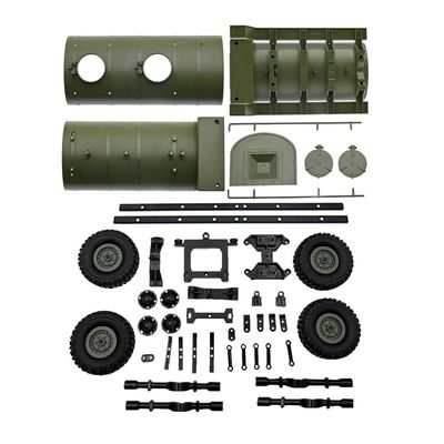 Oil Tank Decorate Box for WPL B14 B24 B16 B36 1/16 RC Crawler Car Military Truck(1 Set)