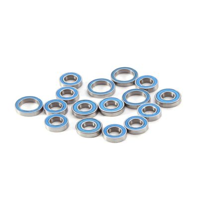 16PCS Rubber Sealed Ball Bearing Kit for Tamiya TT02 TT-02 TT02D TT-02D 1/10 RC Car Upgrades Parts Accessories