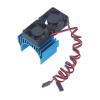 JTLB High Velocity ESC Cooling Fan Heat Sink for Traxxas Slash 4x4 VXL, Rustler 4x4 VXL, Stampede 4x4 VXL, Hoss 4x4 VXL, Velineon VXL RC Car with Aluminum Alloy and Design view 2