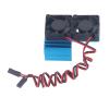 JTLB High Velocity ESC Cooling Fan Heat Sink for Traxxas Slash 4x4 VXL, Rustler 4x4 VXL, Stampede 4x4 VXL, Hoss 4x4 VXL, Velineon VXL RC Car with Aluminum Alloy and Design view 3