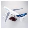 LIUSANGLIU Scale Aircraft 50.5CM1/160 for Airbus A380 Aviation Model Die-Casting Plastic Resin Airplane with Lights Decoration Office Suitable for Display(No Light) view 4