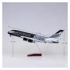 LIUSANGLIU Scale Aircraft 47CM 1/60 for A380 New Zealand Aircraft Aviation Model Die-cast Resin Aircraft Simulated Scale Aircraft Suitable for Display(No Light) view 2