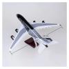 LIUSANGLIU Scale Aircraft 47CM 1/60 for A380 New Zealand Aircraft Aviation Model Die-cast Resin Aircraft Simulated Scale Aircraft Suitable for Display(No Light) view 4