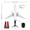 LIUSANGLIU Scale Aircraft 1:130 for New Zealand B777 Aircraft Model with LED Lights Passenger Aircraft Model Decoration Office Suitable for Display(No Light) view 2
